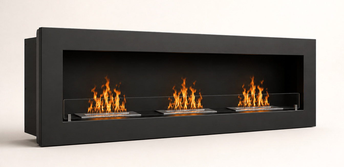 HOMEART 1400 BUILT-IN bioethanol fireplace